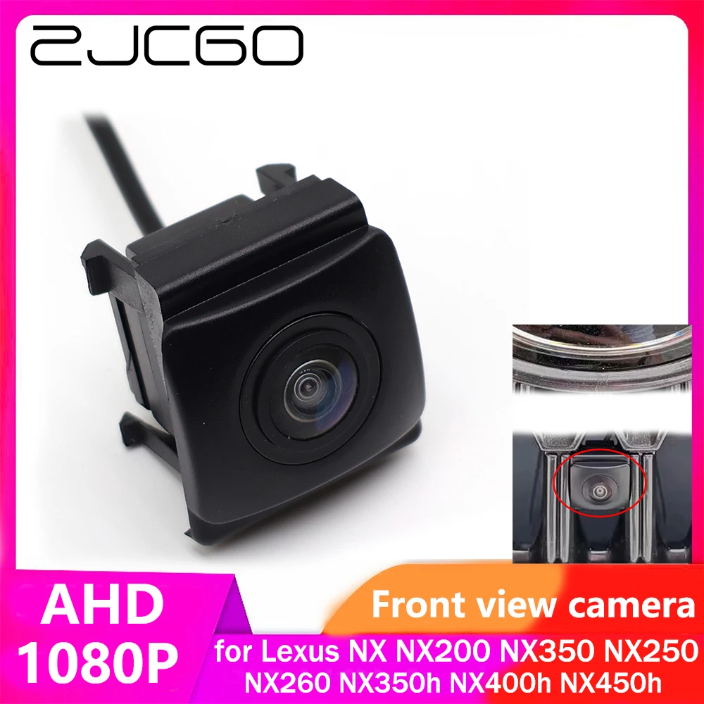ZJCGO AHD CVBS 1080P 170 ° Автомобильный логотип парковочная камера переднего вида для Lexus NX