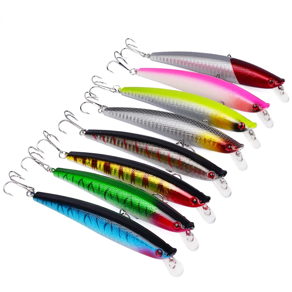 

11 г, 11,5 см, приманки в виде гольяна, искусственная жесткая приманка для ловли окуня, приманка воблер, искусственные тройные Крючки, снасти дл...