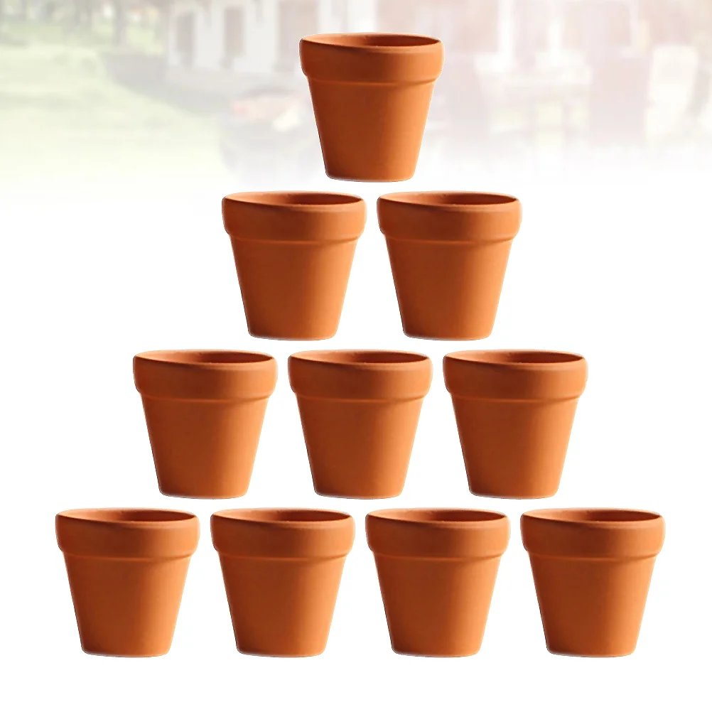 

20pcs Clay Nursery Pots Clay Flower Pots Pottery Clay Planters