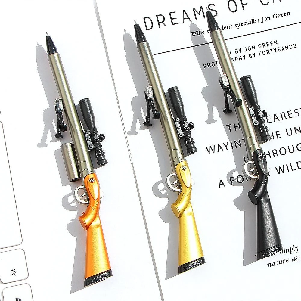 2pcs Sniper Rifle Gel Pen Creative Survival Game Gun Toy s Neutral Kids Stationery Gifts | Pens
