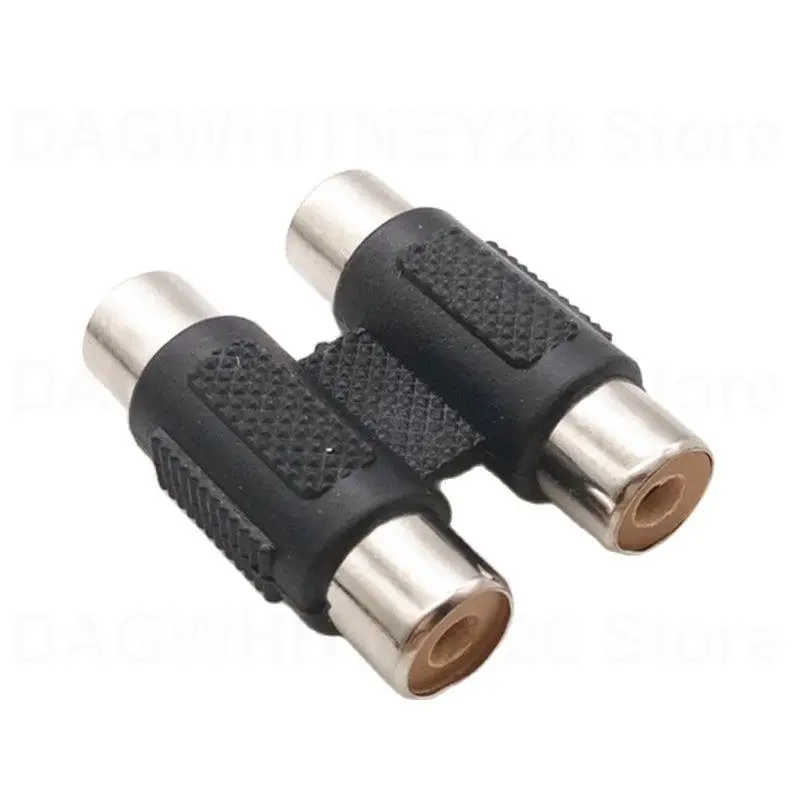 Адаптер 2 гнездовой AV-переходник RCA мини-разъем 2RCA разъем-удлинитель