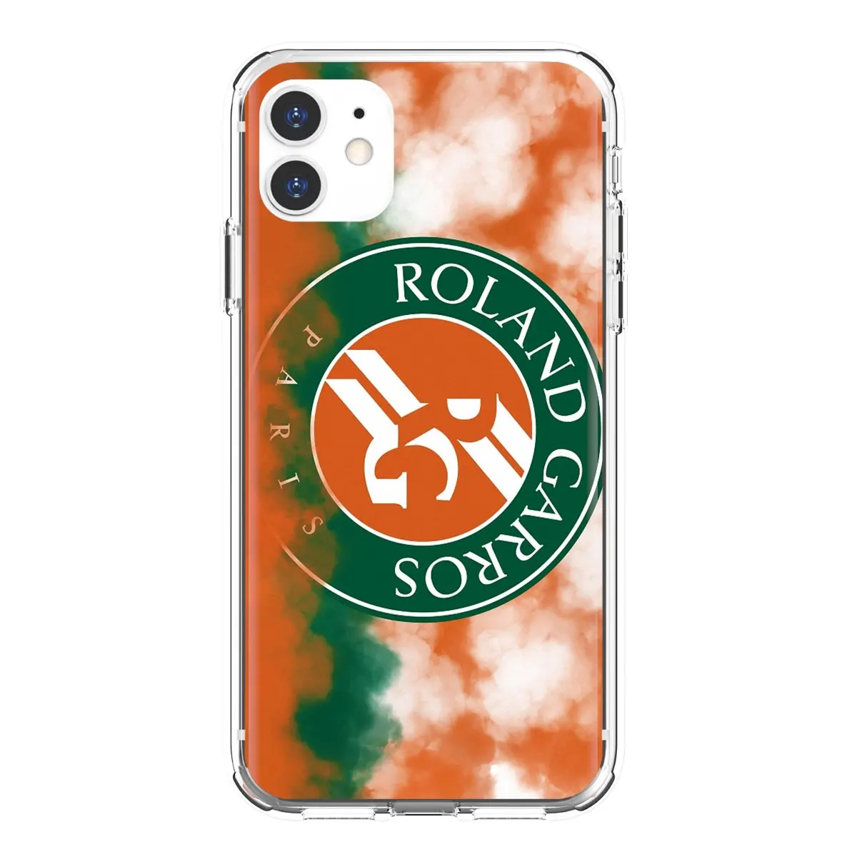 Мягкий чехол Roland-Garros с открытым логотипом во Французском Париже для iPhone 10 11 12 13 Mini