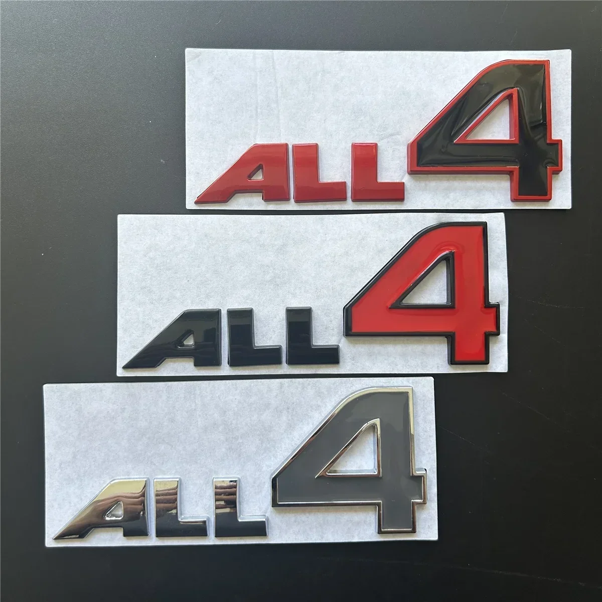1 шт. 3D металлическая эмблема с 4 буквами наклейка на кузов автомобиля крыло