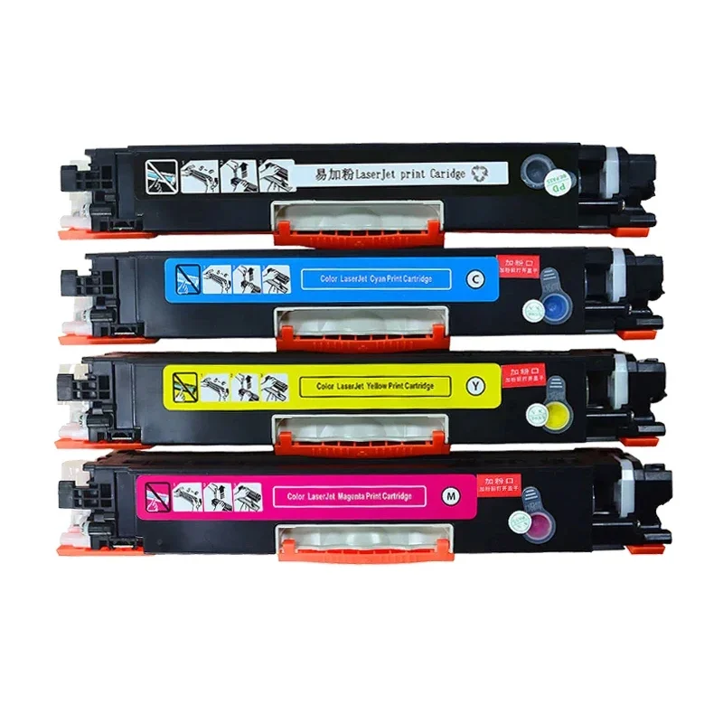 Совместимый картридж с тонером NoEnName_Null CF350A CF351A CF352A CF353A 130A 126A для HP Color LaserJet Pro