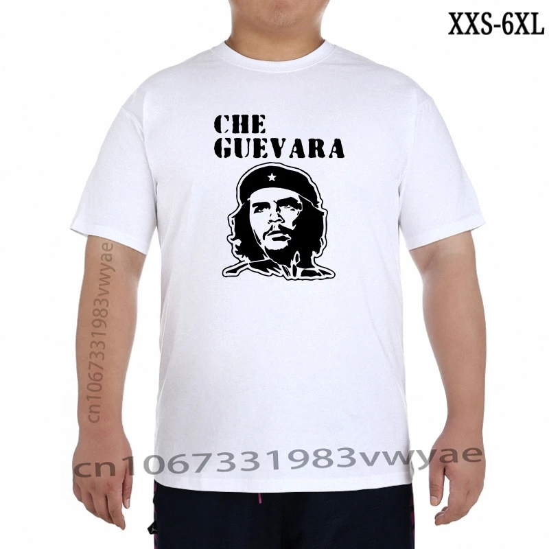 

New Fashion Men Short Sleeve Che Guevara Tshirt freedom Revolution Basic Tops XXS-6XL