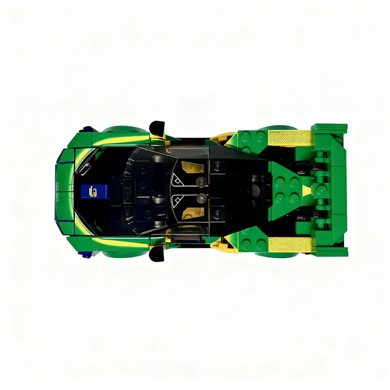 Фото 362 детали MOC City Champions McLarenesd Senna Semper Livery, модель-конструктор, архитектурная игрушка, подарки на фестиваль, развивающие кубики №2