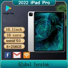 Планшет Pad Pro 10,1 дюйма, 1920x1200, 4G, Wi-Fi, 8 + 256 ГБ, Android 10