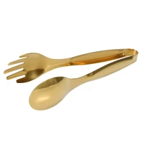stainless steel food tongs gold kitchen utensils buffet cooking tools bbq clips bread steak tong
