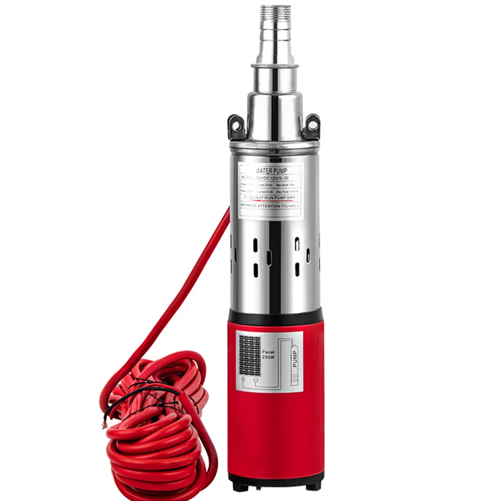 Водяной насос на солнечной батарее 220 Вт 12 В 260 24 с кабелем 9 м