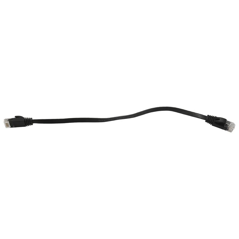 

Top Deals 6 Pcs 1 Ft Flat Internet Network Cable Solid Cat6 High Speed Patch Lan Wire With Snagless Rj45 Connectors