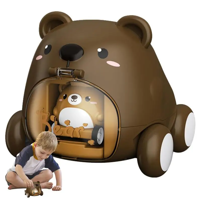 

Cartoon Car Toys Tiger Bear Puppy Cute Ejection Car Toy Car Press Inertia Toy Car Christmas Goodie Bag Fillers Birthday Gift For