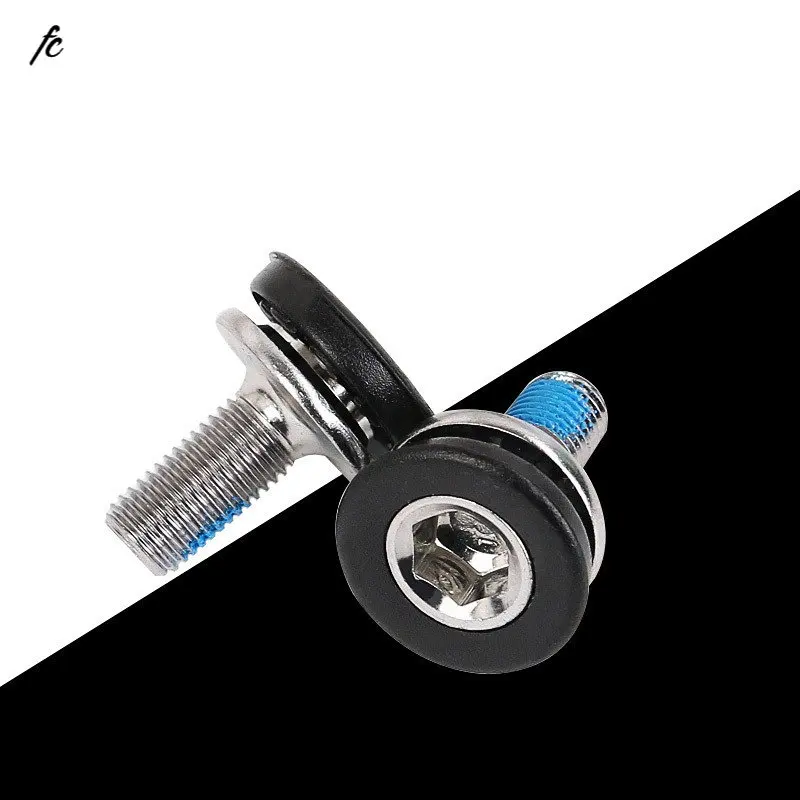 

2 Pcs Mountain Bike Inside Hexagonal Square Hole Central Shaft Waterproof Screw Dust-proof Crank Tooth Disk Bicycle Accessories