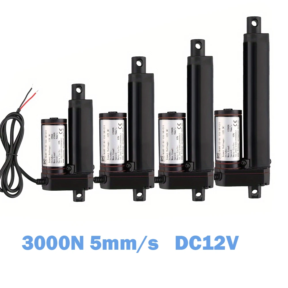 Электрический линейный привод двигатель ход движущегося расстояния 100 Н 5 мм/с 50