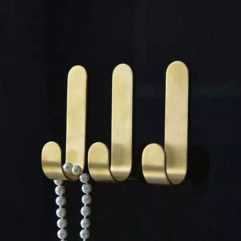 

Brass Hook for Bedroom Wall Hook Towel Hanger Robe Cloth Hooks Home Decoration Accessories