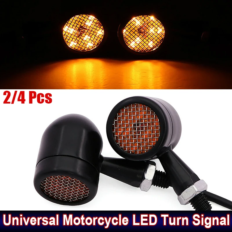 

2/4 шт., СВЕТОДИОДНЫЕ Сигналы поворота для мотоцикла