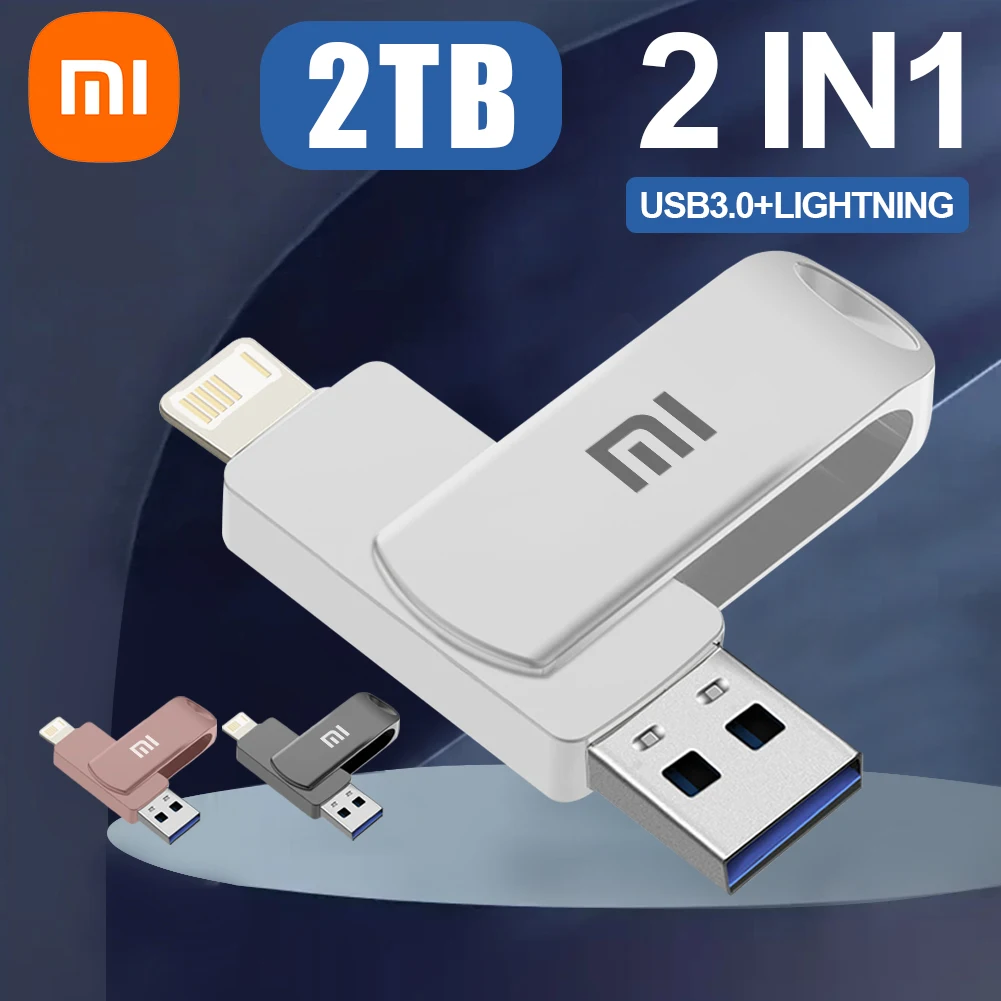 Водонепроницаемый флэш-накопитель Xiaomi Lightning USB 3 0 256 ГБ 512