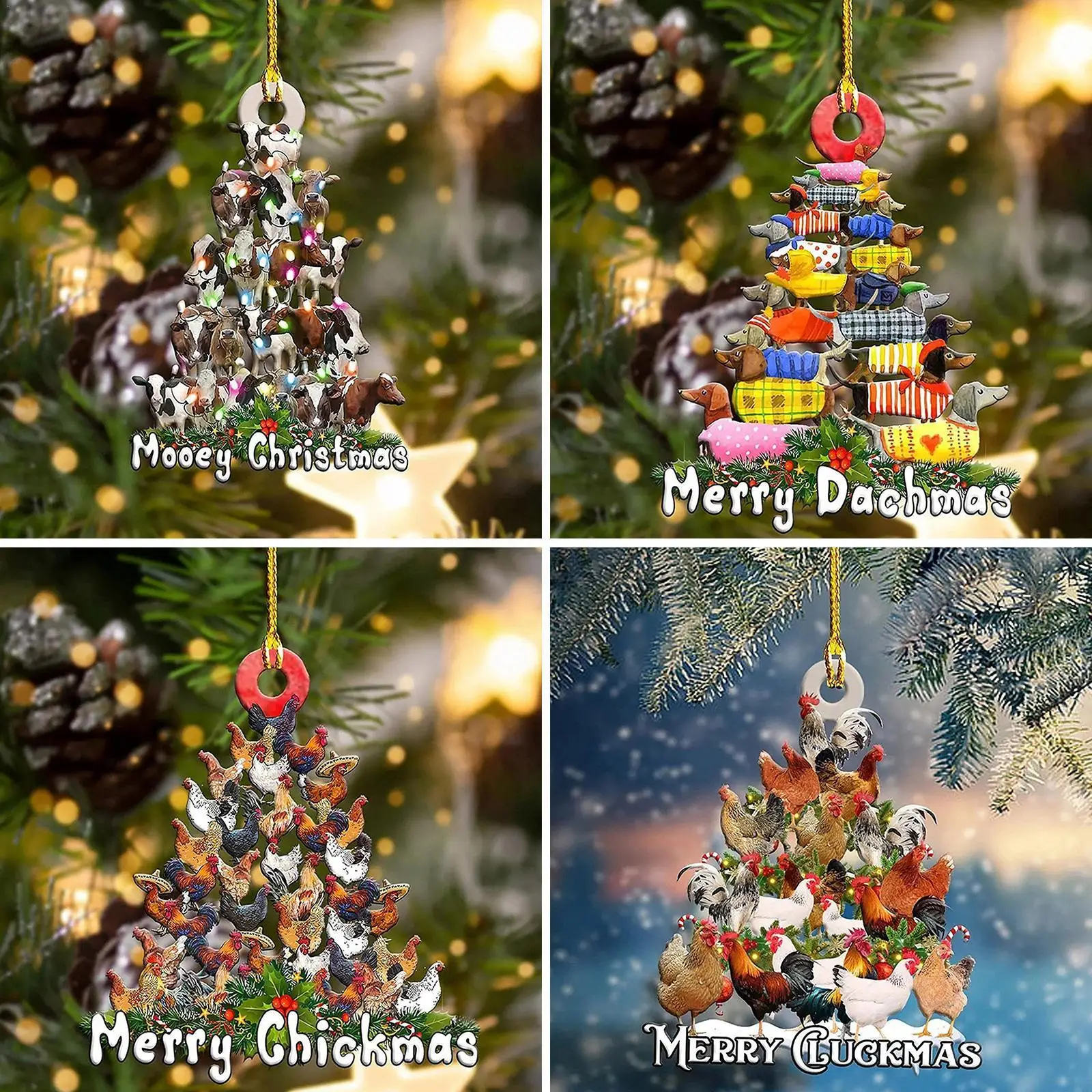 

Putuo Decor Christmas Wooden Tree Sign Decorative Plaque Wood For Ornament Xmas Tree Hanging 2022 New Years Navidad Gift Q5y6