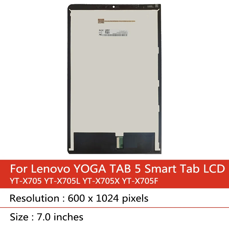 Фото Диагональ 10,1 дюйма, планшетофон для Lenovo YOGA TAB 5, умный планшет, ЖК-дисплей с сенсорным экраном и дигитайзером в сборе №2