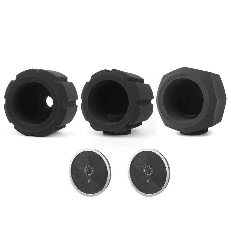 

Professional Microphone Windscreens for pop Filter Noise-Canceling Easy Install Portable Recording Vocal Isolation Booth