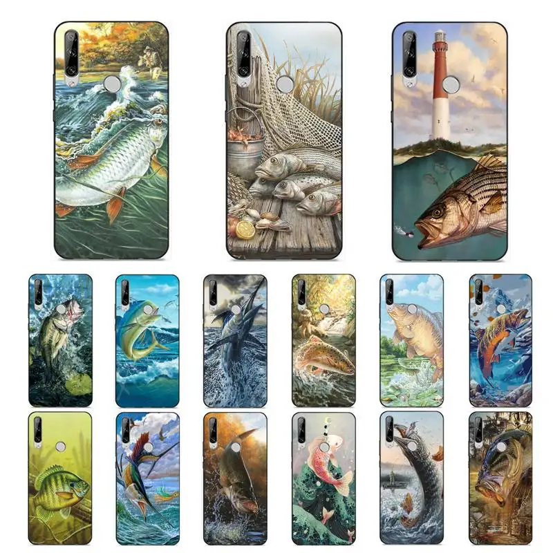 

MaiYaCa Art Fishing Lure Phone Case for Huawei Y 6 9 7 5 8s prime 2019 2018 enjoy 7 plus