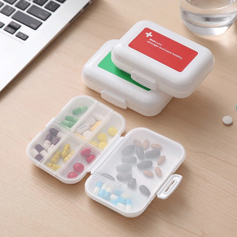 

Портативный контейнер для лекарств, 8 ячеек