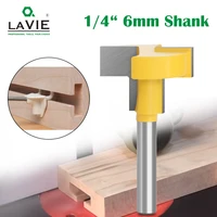 lavie 6mm 6 35mm shank t slot milling straight edge slotting knife cutter router bits milling cutting handle for wood working