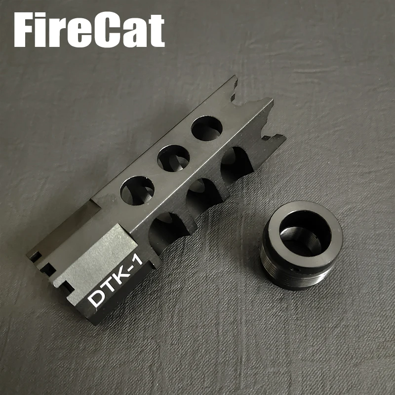 

Tactical aluminum outdoor sports Jinming 910 generation SLR SMC toy fire hat dtk1 VG6 14mm anti thread game Hunting accessories