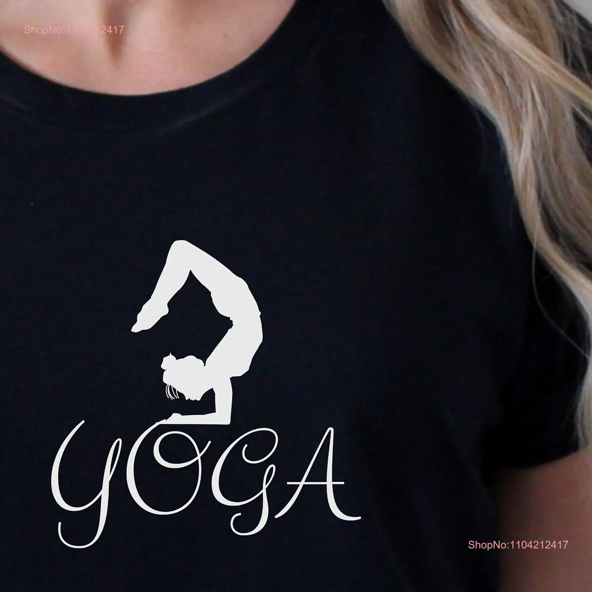 Yoga T Shirt Hot Goat Tipsy Exercise Stretching Namaste Barre Hatha Ashtanga Vinyasa Power Tantra long or short sleeves