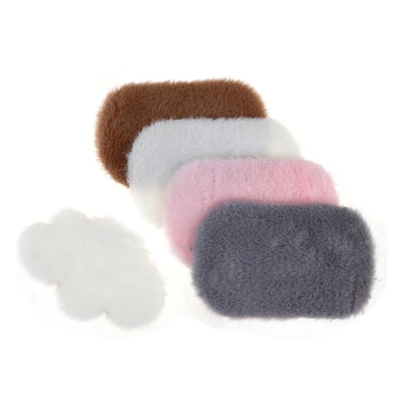 

1pc Dollhouse Miniature Plush Rug Carpet Mat Dolls House Living Room Furniture Decoration Accessories