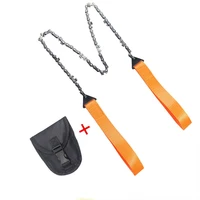 portable hand zipper saw outdoor chain wire saw 11 tooth manganese steel pocket wire saw 24 inch garden pruning tool
