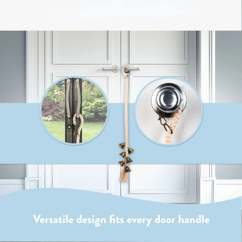 Колокольчик для дрессировки в горшке подвесной дверной звонок собак обучения