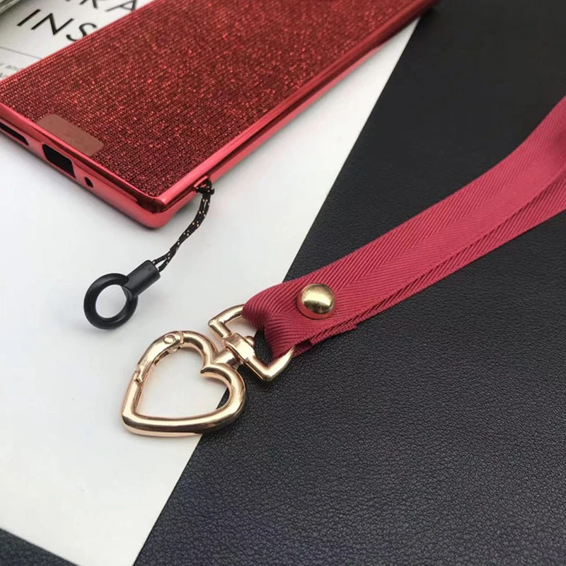 Новый модный ремешок для телефона в форме сердца женщин на запястье защиты от