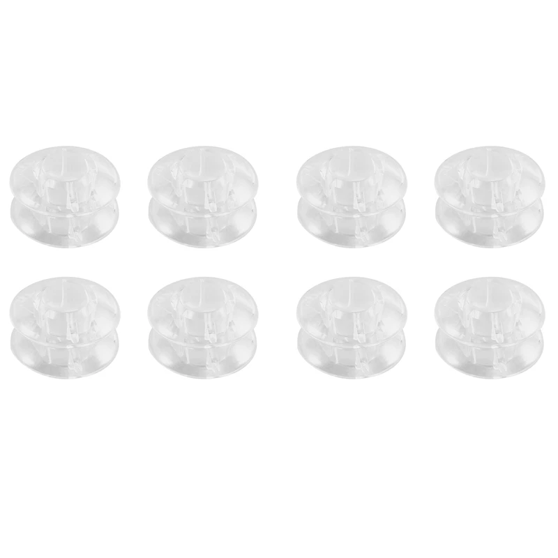 

16 Pack Clear Mushroom Style Guitar Effect Pedal Footswitch Toppers Foot Nail Cap Protection Cap For Guitar Effect Pedal