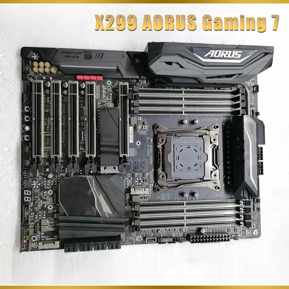 Игровая материнская плата X299 AORUS 7 для Gigabyte DDR4 LGA2066 ATX 256 ГБ с поддержкой процессоров Core X-Series Игровая материнская плата X299 AORUS 7 для Gigabyte DDR4 LGA2066 ATX 256 ГБ с поддержкой процессоров Core X-Series