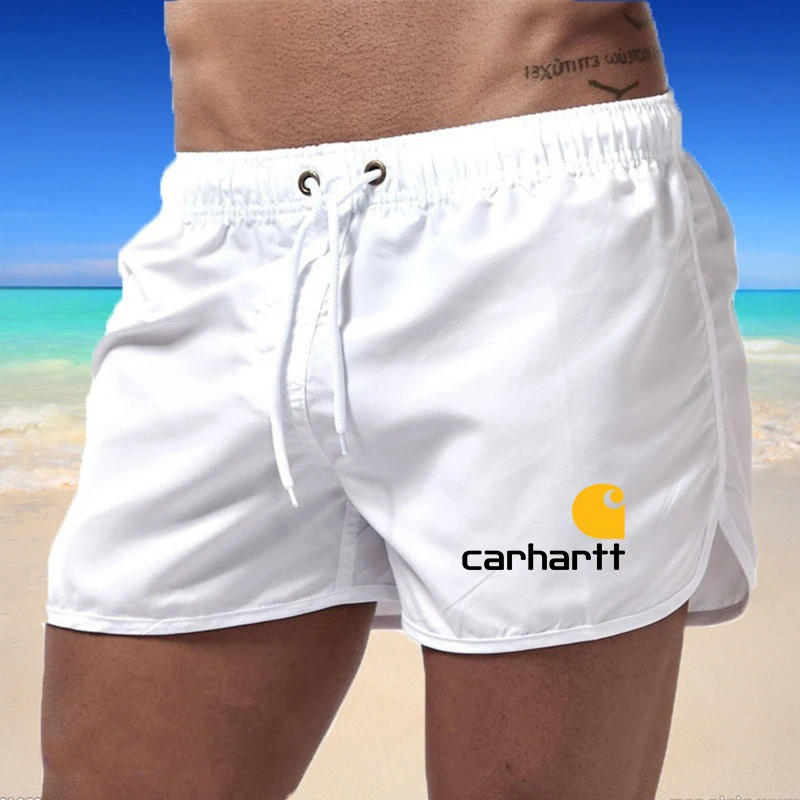 

New Summer Beach Bard Short Pants Swimming Trunks Men For Boys Swim Shorts Beach Running Sexy Swimsuits Volleyball Men Shorts