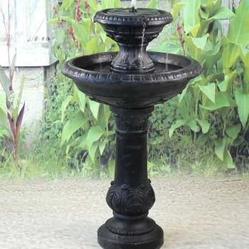 Factory directly sell fully self contained solar fountain bird bath