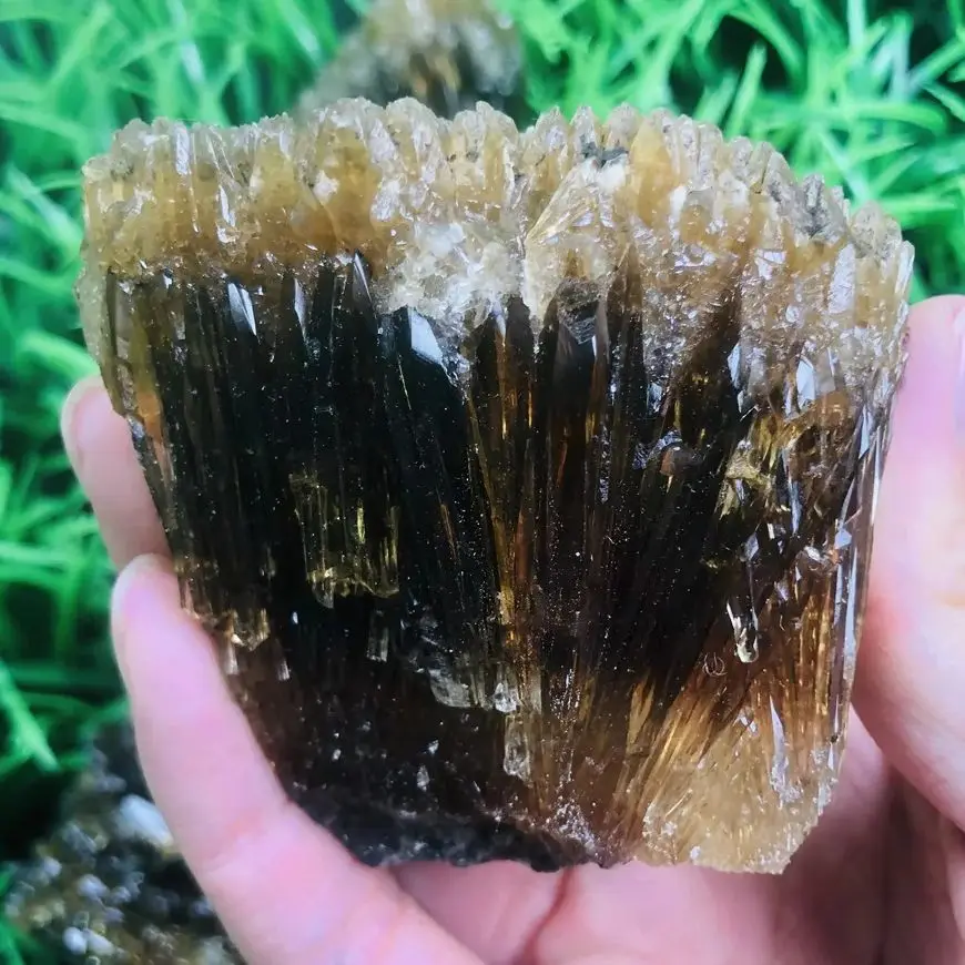 

Жёлтый янтарный кальцит, 1 шт.