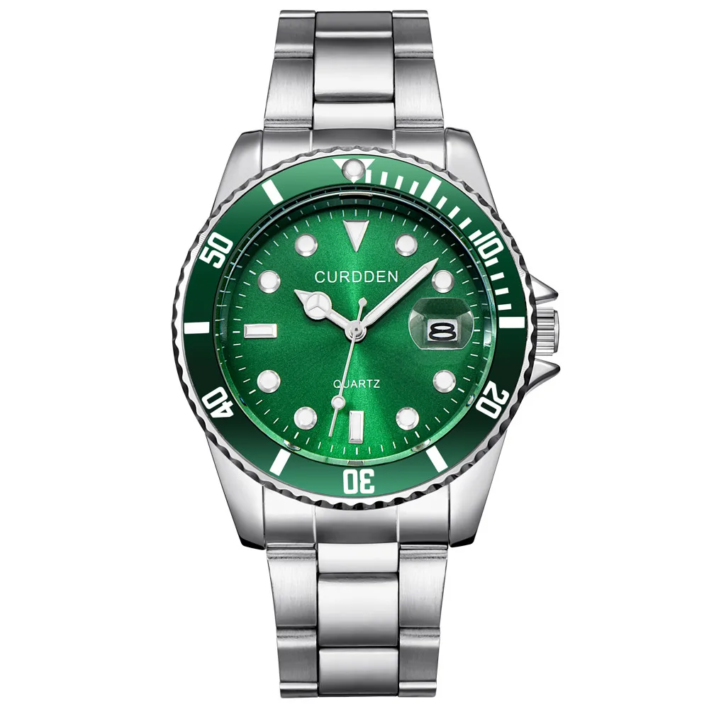 

Curdde Men 2022 Luxury Fashion Casual Stainless Steel Date Sport Quartz Analog Wrist Watch Quartz Wristwatch Clock Newretro Часы