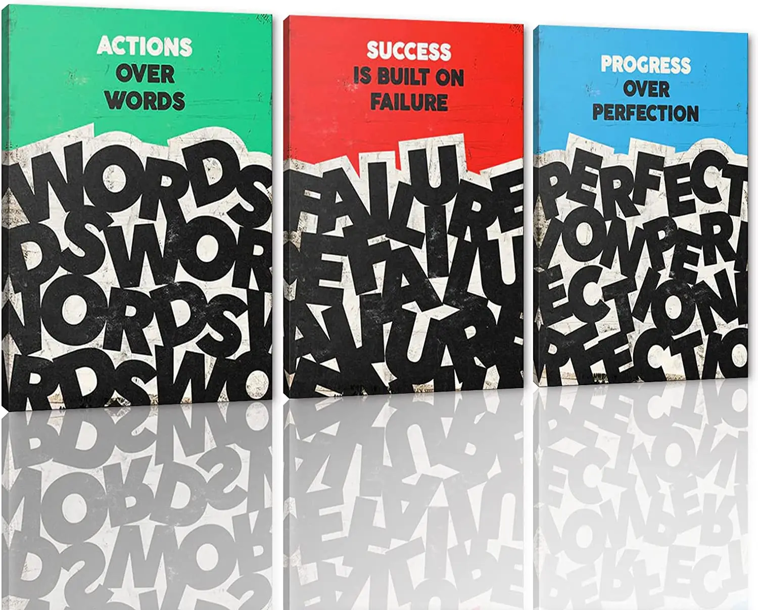 3 шт. картины на стену без рамки |