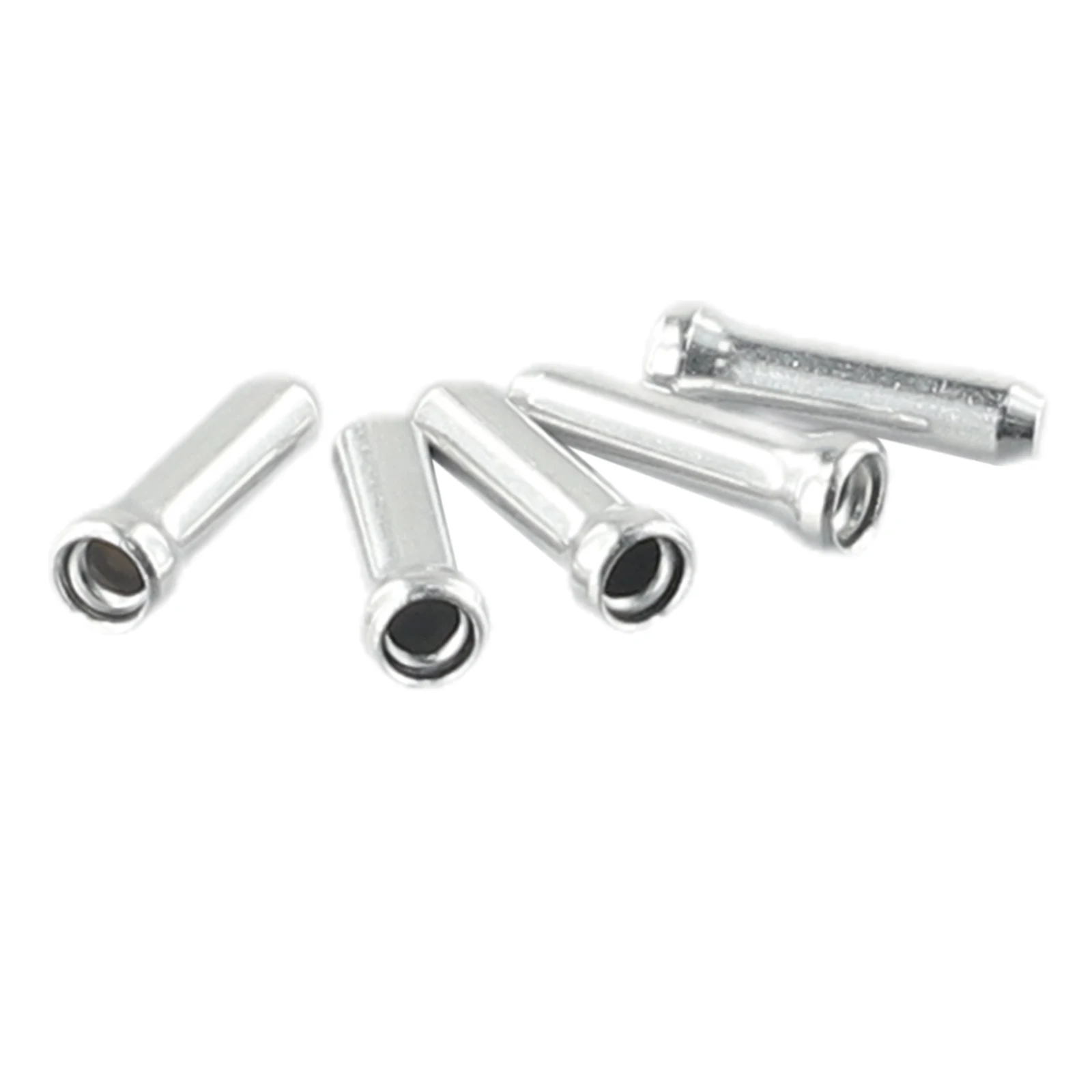 100 шт. Тормозная проволока велосипеда тормозная заглушка серебряные наконечники