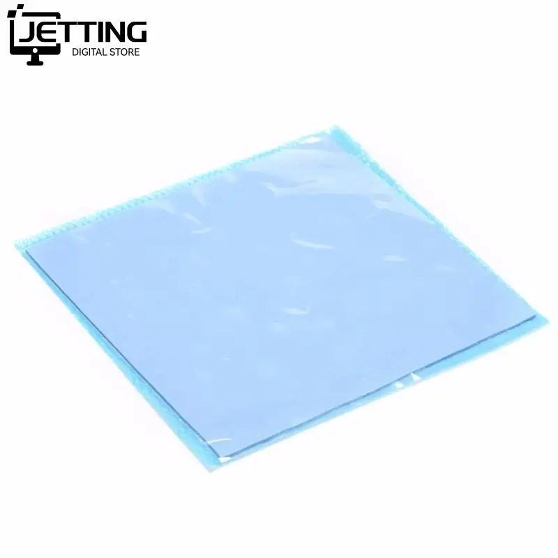 

100 x100 x1mm Blue GPU CPU Heatsink Cooling Conductive Silicone Pad Cut & Uncut Thermal Silicone Pad Mat 10cm*10cm*0.1cm 1PC