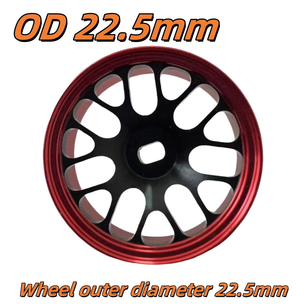 Фото 1/24 1/28 MINI-Z AWD Magic Wheels с ЧПУ (наружный диаметр 22,5 мм), 2 шт. HG-Magic-R-BL №1