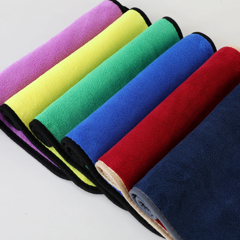 

Микрофибровое быстросохнущее полотенце для уборки, двустороннее, из кораллового вельвета, для мойки автомобилей