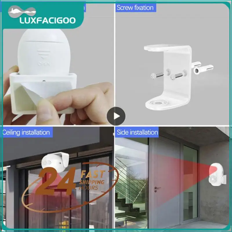 

1-8 шт., беспроводной дверной звонок с PIR-датчиком движения