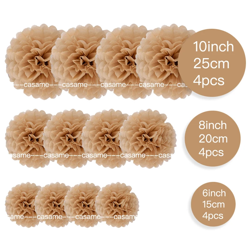 

Набор Из 12 Белых И Светло-зеленых Бумажных Помпонов Ручной Работы Из Пшеничной Соломы, Цветы Для Украшения Потолка