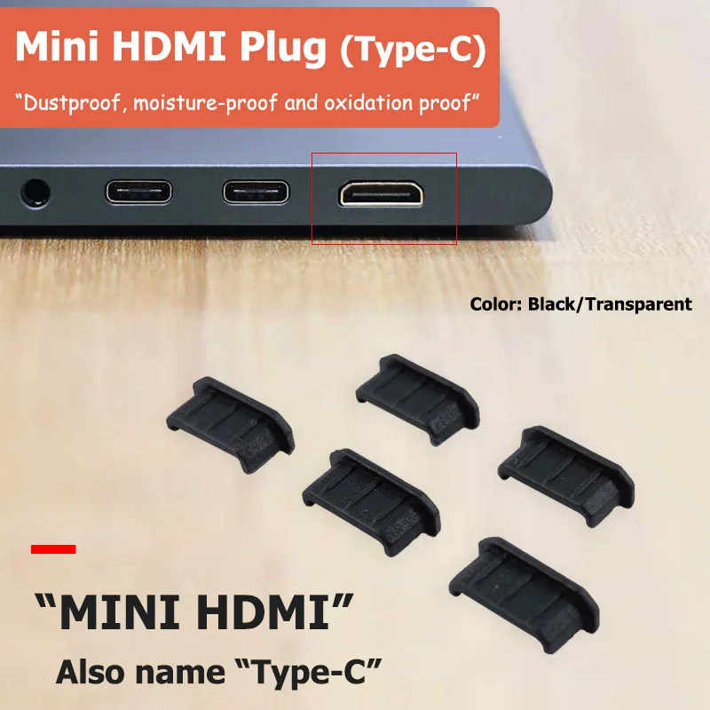 

Противопыльные заглушки HDMI Type-C