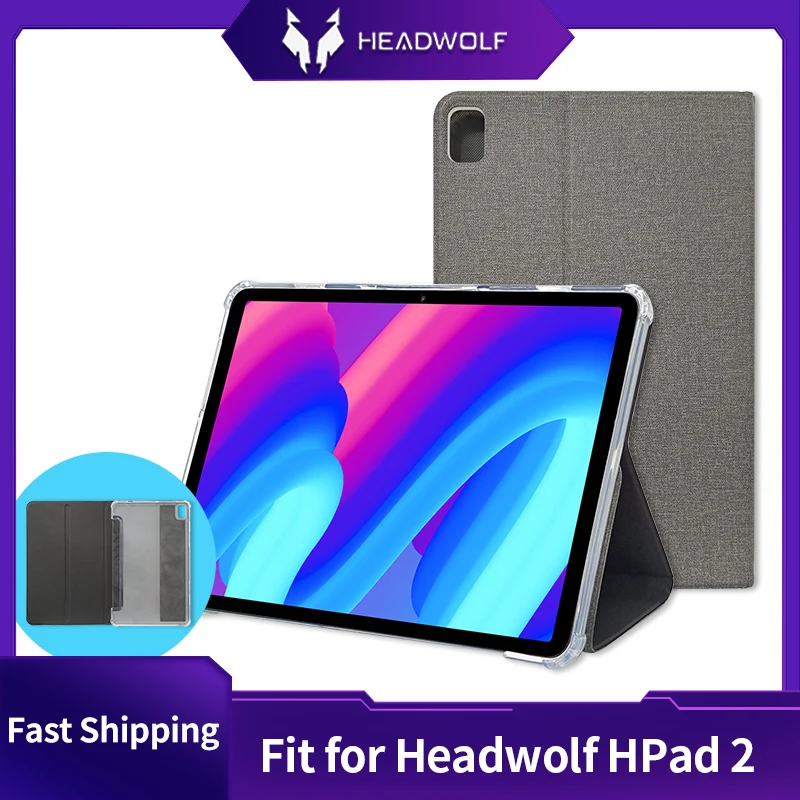 

HEADWOLF HPad2/HPad2 Pro Силиконовый защитный чехол прозрачный, ударопрочный, чистого цвета для планшета и аксессуаров