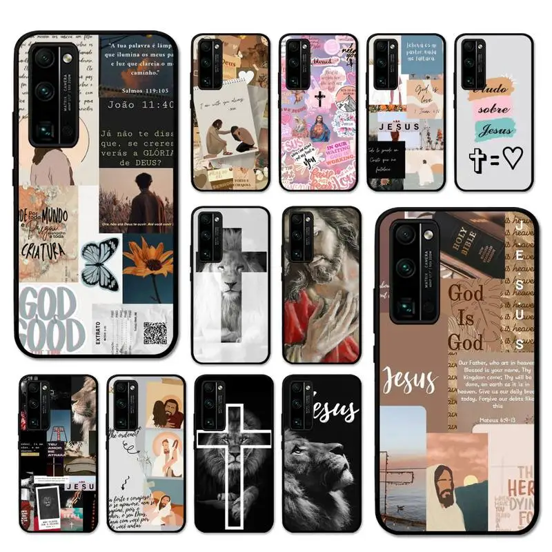 

Faith Christian Religious Jesus Phone Case for Huawei Honor 70 50 30 9X 7A Pro 60 20 10 I 9 Lite 8 8S 8X 8C 5A Play Cover