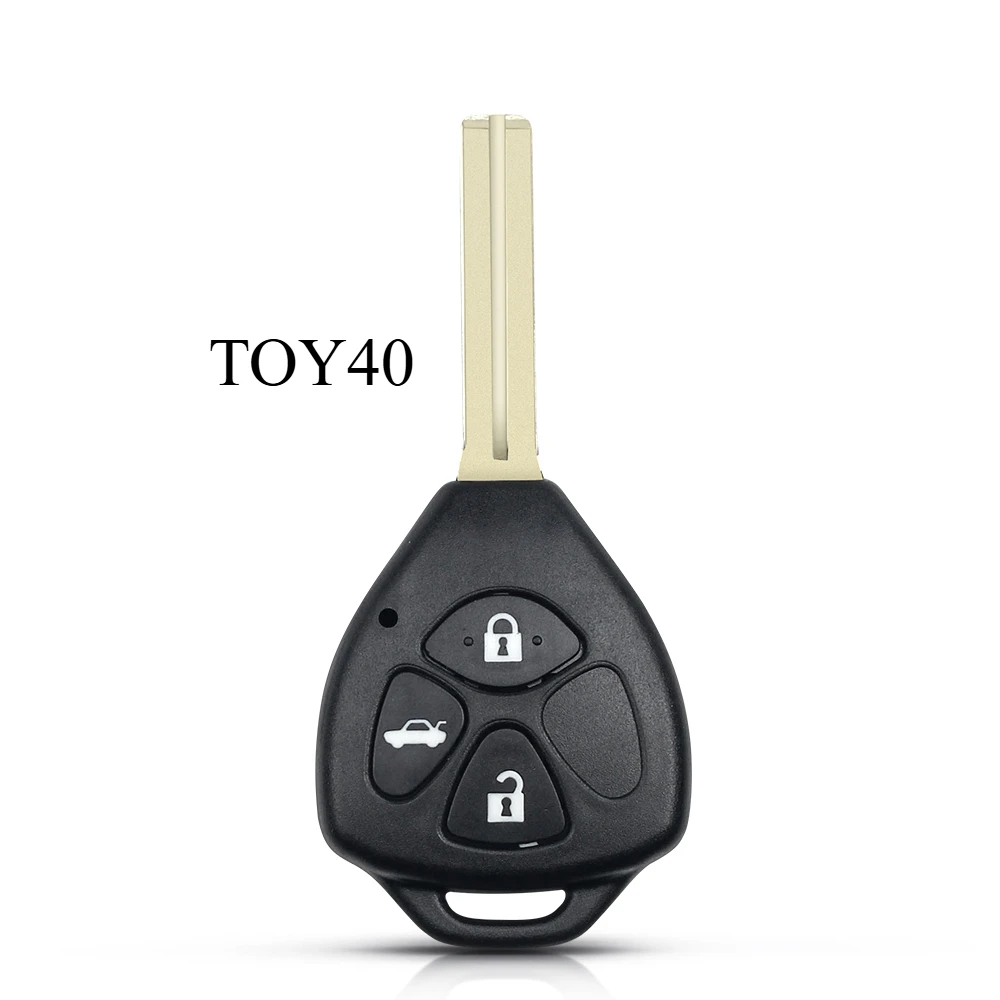 

KEYYOU TOY43/TOY40 2/3/4 кнопки дистанционного ключа для Toyota Camry Avalon Corolla Matrix RAV4 Venza Yaris сменный чехол