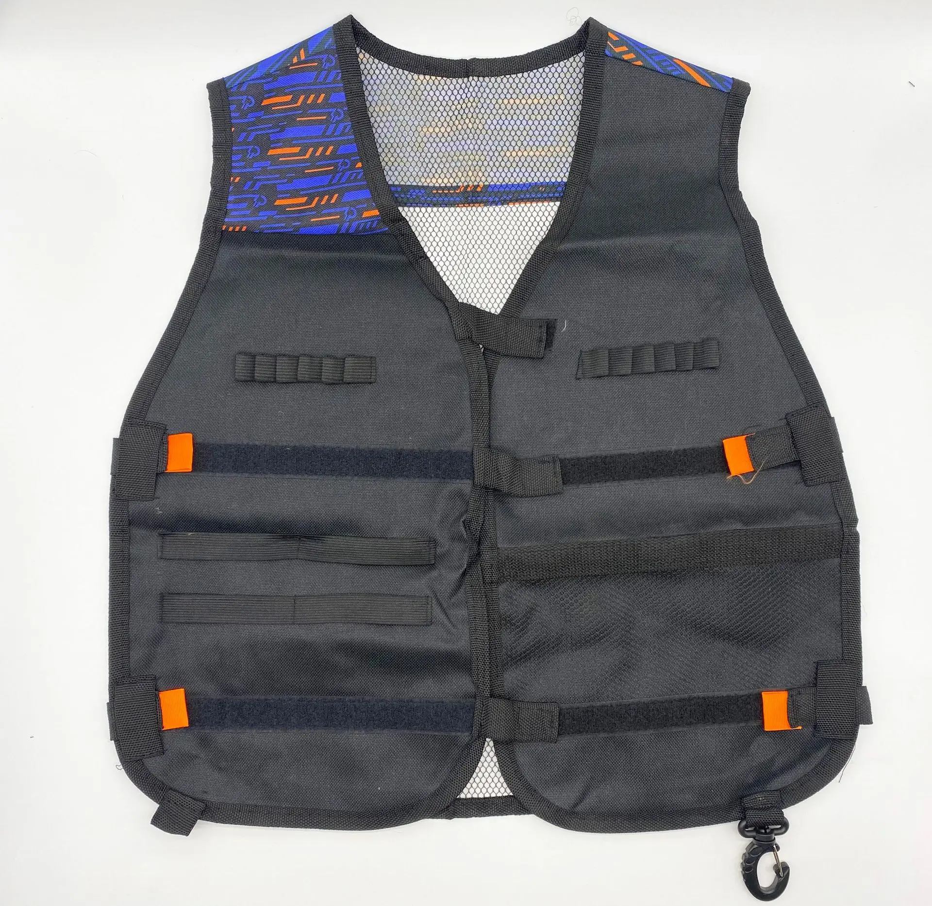 Children Black Camouflage Tactical Vest Kit Kids Tactics Ves